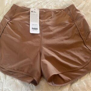 CRZ YOGA Women's Tan Athletic Shorts